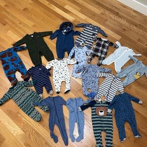 17 Posh Peanut, GAP, Kyte Baby, Roller Rabit Onesies Bundle (3 month size).